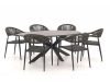 Manifesto Belpasso/Fidenza oval 180 cm Gartenmöbel-Set 7-teilig stapelbar