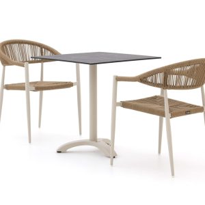 Manifesto Belpasso/Lisio 70 cm Gartenmöbel-Set 3-teilig stapelbar