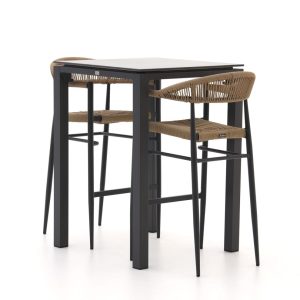 Manifesto Belpasso/Trecenta 75 cm Gartenbar-Set 3-teilig stapelbar