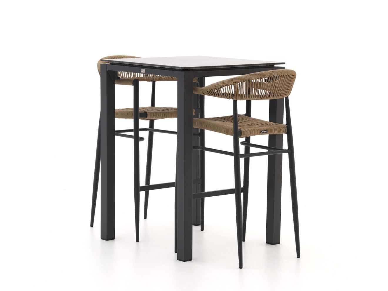Manifesto Belpasso/Trecenta 75 cm Gartenbar-Set 3-teilig stapelbar