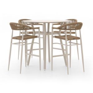 Manifesto Belpasso/Tritoni ø 110 cm Gartenbar-Set 5-teilig
