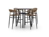 Manifesto Belpasso/Tritoni ø 110 cm Gartenbar-Set 5-teilig stapelbar