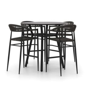Manifesto Belpasso/Tritoni ø 110 cm Gartenbar-Set 5-teilig stapelbar