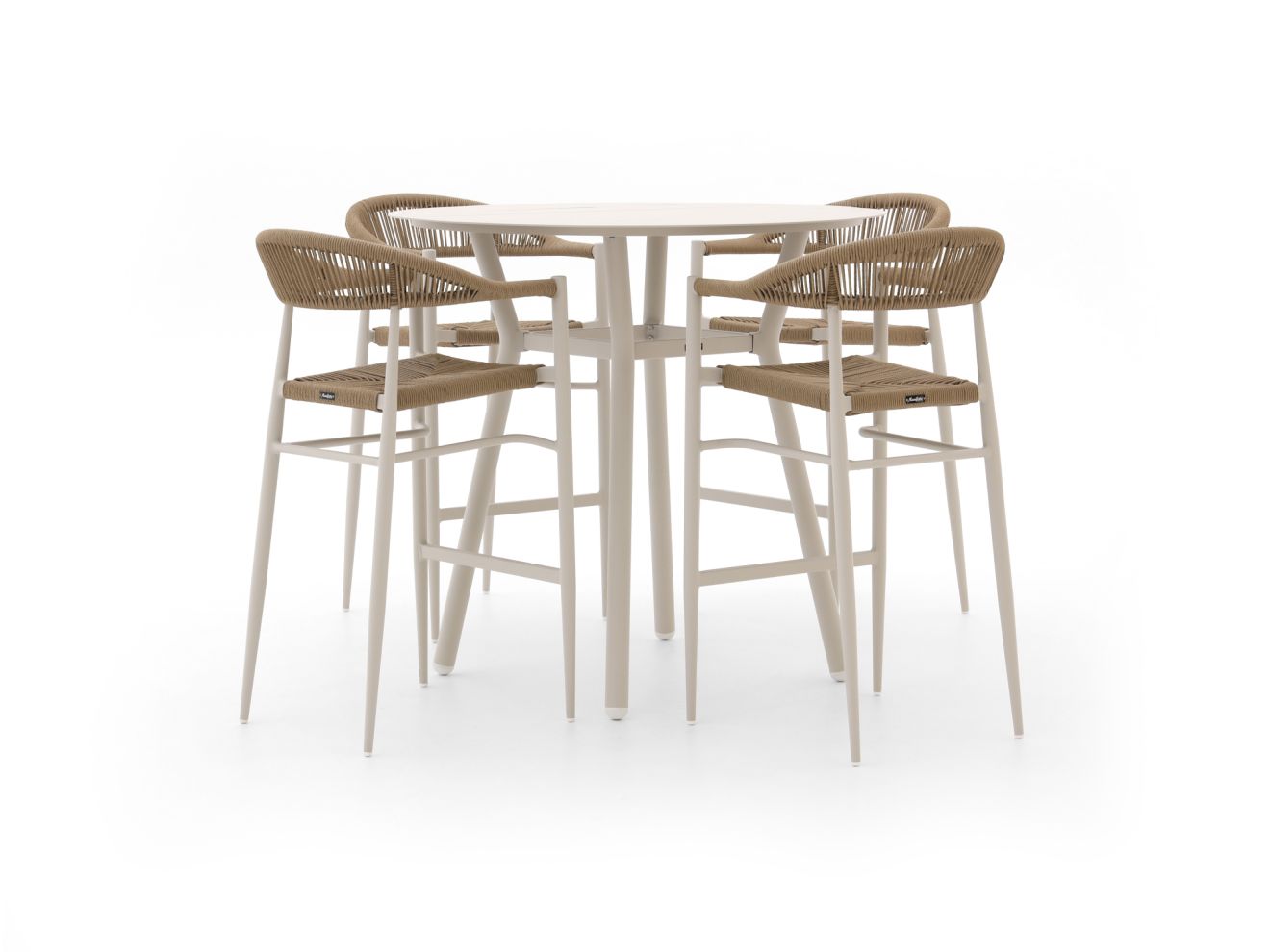 Manifesto Belpasso/Tritoni ø 110 cm Gartenbar-Set 5-teilig
