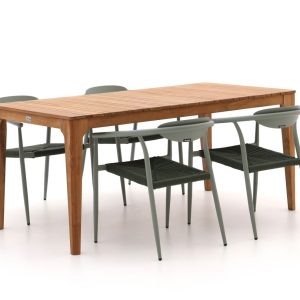 Manifesto Cavone/Bruca 170 cm Gartenmöbel-Set 5-teilig stapelbar