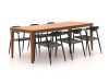 Manifesto Cavone/Bruca 220 cm Gartenmöbel-Set 7-teilig stapelbar