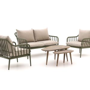 Manifesto Celante/ROUGH-K Sessel-Sofa Lounge-Set 4-Sitzer 5-teilig