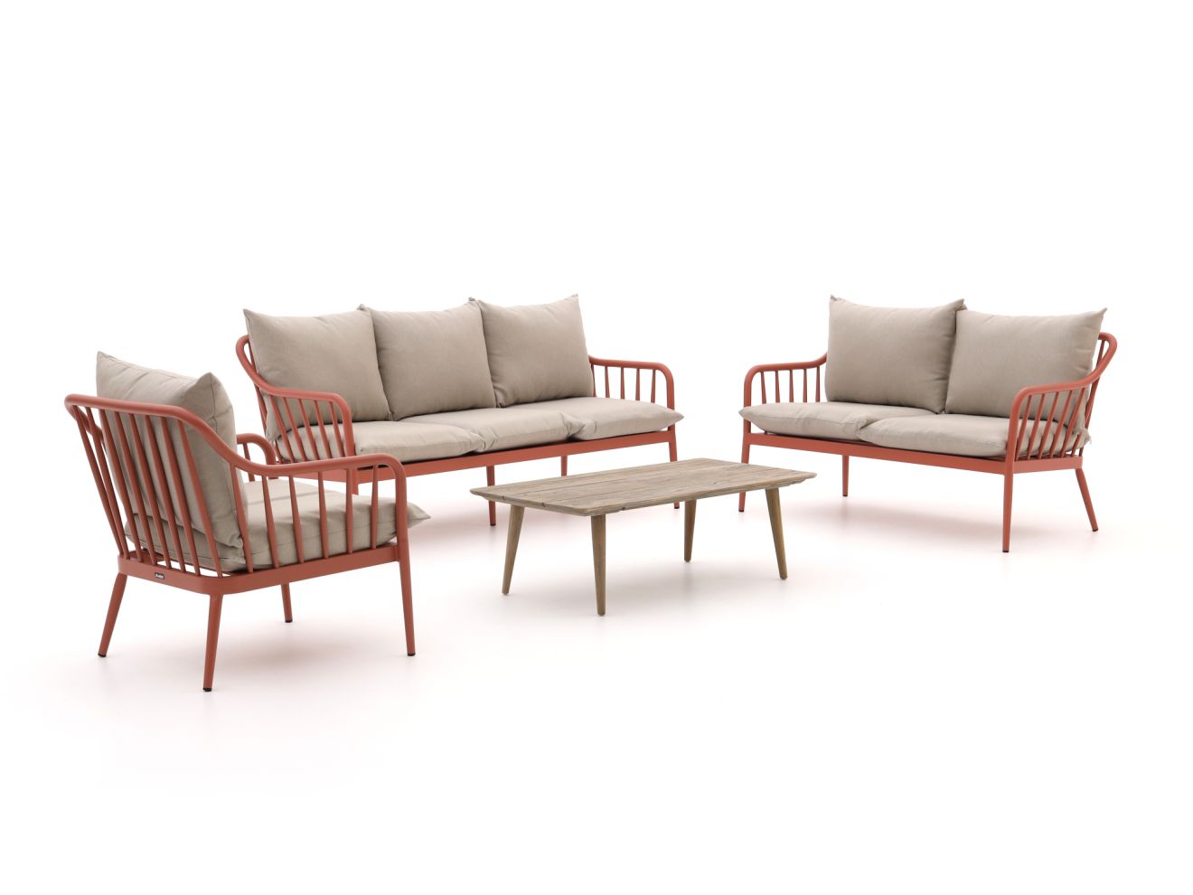 Manifesto Celante/ROUGH-K Sessel-Sofa Lounge-Set 4-teilig