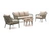 Manifesto Celante/ROUGH-K Sessel-Sofa Lounge-Set 5-Sitzer 5-teilig