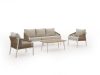 Manifesto Copparo Sessel-Sofa Lounge-Set 4-teilig