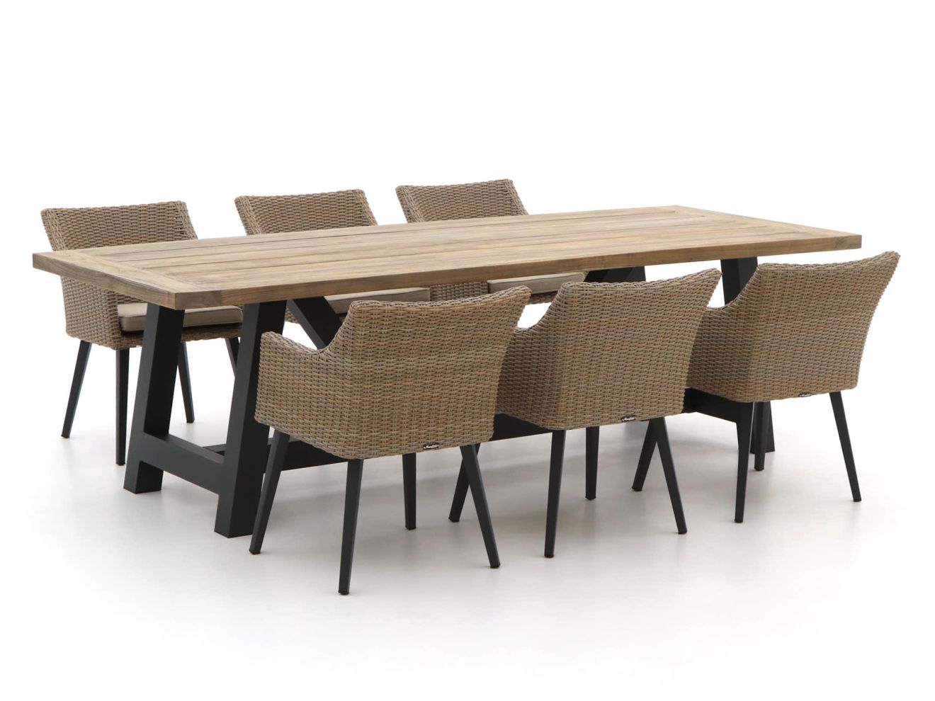 Manifesto Matese/Bresimo 260 cm Gartenmöbel-Set 7-teilig
