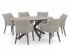 Manifesto Matese/Fidenza oval 180 cm Gartenmöbel-Set 7-teilig