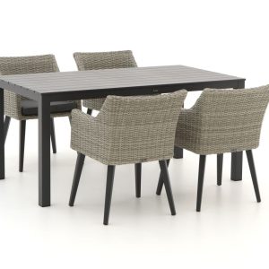 Manifesto Matese/Menzano 160 cm Gartenmöbel-Set 5-teilig
