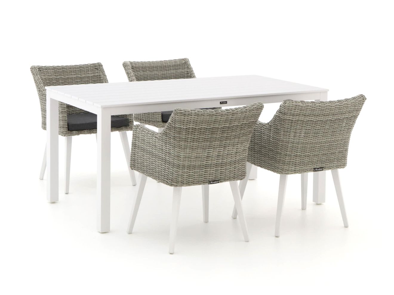 Manifesto Matese/Menzano 160 cm Gartenmöbel-Set 5-teilig