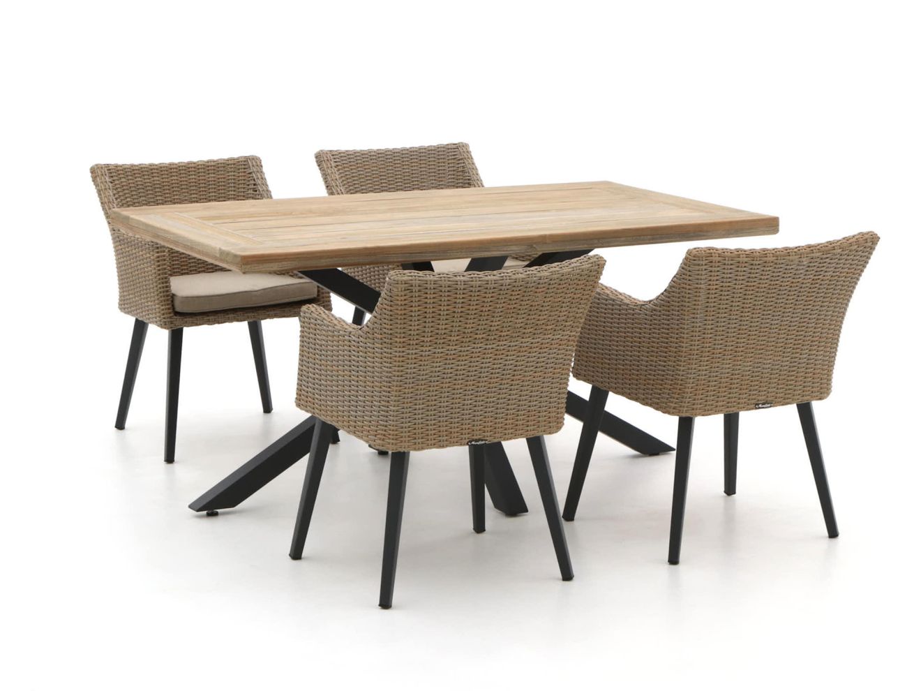 Manifesto Matese/Montorio 160 cm Gartenmöbel-Set 5-teilig