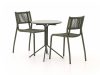 Manifesto Misurina/Aziano ø 60 cm Gartenmöbel-Set 3-teilig stapelbar