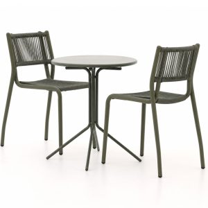 Manifesto Misurina/Aziano ø 60 cm Gartenmöbel-Set 3-teilig stapelbar