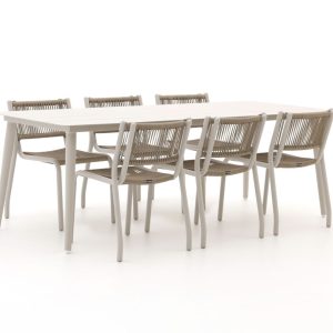Manifesto Misurina/Sora 220 cm Gartenmöbel-Set 7-teilig