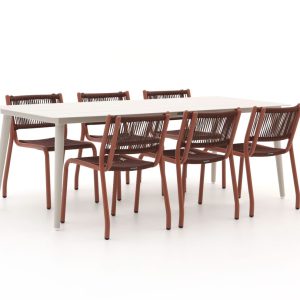 Manifesto Misurina/Sora 220 cm Gartenmöbel-Set 7-teilig