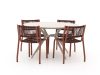 Manifesto Misurina/Sora ø 127 cm Gartenmöbel-Set 5-teilig