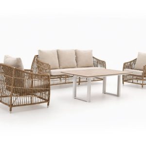 Manifesto Ortello/Fidenza Sessel-Sofa-Lounge-Set 4-teilig 5-Sitzer