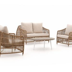 Manifesto Ortello/ROUGH-K Sessel-Sofa-Lounge-Set 4-teilig 4-Sitzer