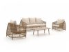Manifesto Ortello/ROUGH-K Sessel-Sofa-Lounge-Set 4-teilig 5-Sitzer