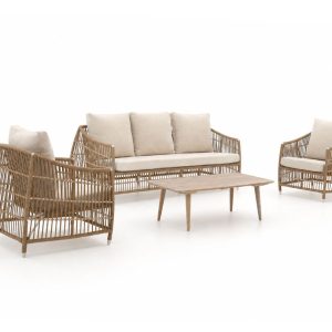 Manifesto Ortello/ROUGH-K Sessel-Sofa-Lounge-Set 4-teilig 5-Sitzer