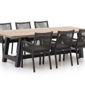 Manifesto Rivola/Bresimo 260 cm Gartenmöbel-Set 7-teilig