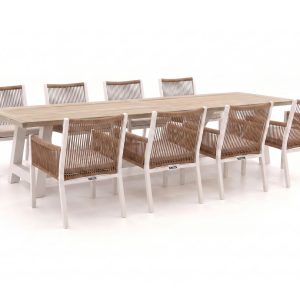 Manifesto Rivola/Bresimo 330 cm Gartenmöbel-Set 9-teilig