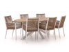 Manifesto Rivola/Fidenza 220 cm oval Gartenmöbel-Set 7-teilig