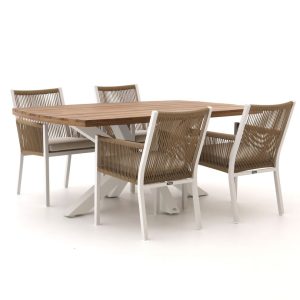 Manifesto Rivola/Induno dänisch oval 180 cm Gartenmöbel-Set 5-teilig