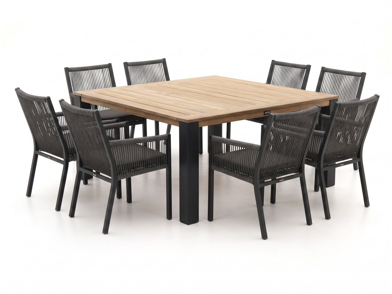 Manifesto Rivola/ROUGH-X 170 cm Gartenmöbel-Set 9-teilig
