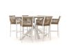 Manifesto Rivola/ROUGH-Y Ellips 240 cm Gartenbar-Set 7-teilig