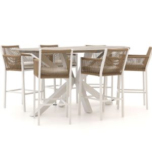 Manifesto Rivola/ROUGH-Y Ellips 240 cm Gartenbar-Set 7-teilig