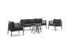 Manifesto Salera/Bovezzo Sessel-Sofa Lounge-Set 5-teilig