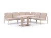 Manifesto San Teodoro/Usini 140 cm Dining Ecklounge-Set 5-teilig verstellbar