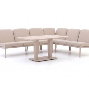 Manifesto San Teodoro/Usini 140 cm Dining Ecklounge-Set 5-teilig verstellbar
