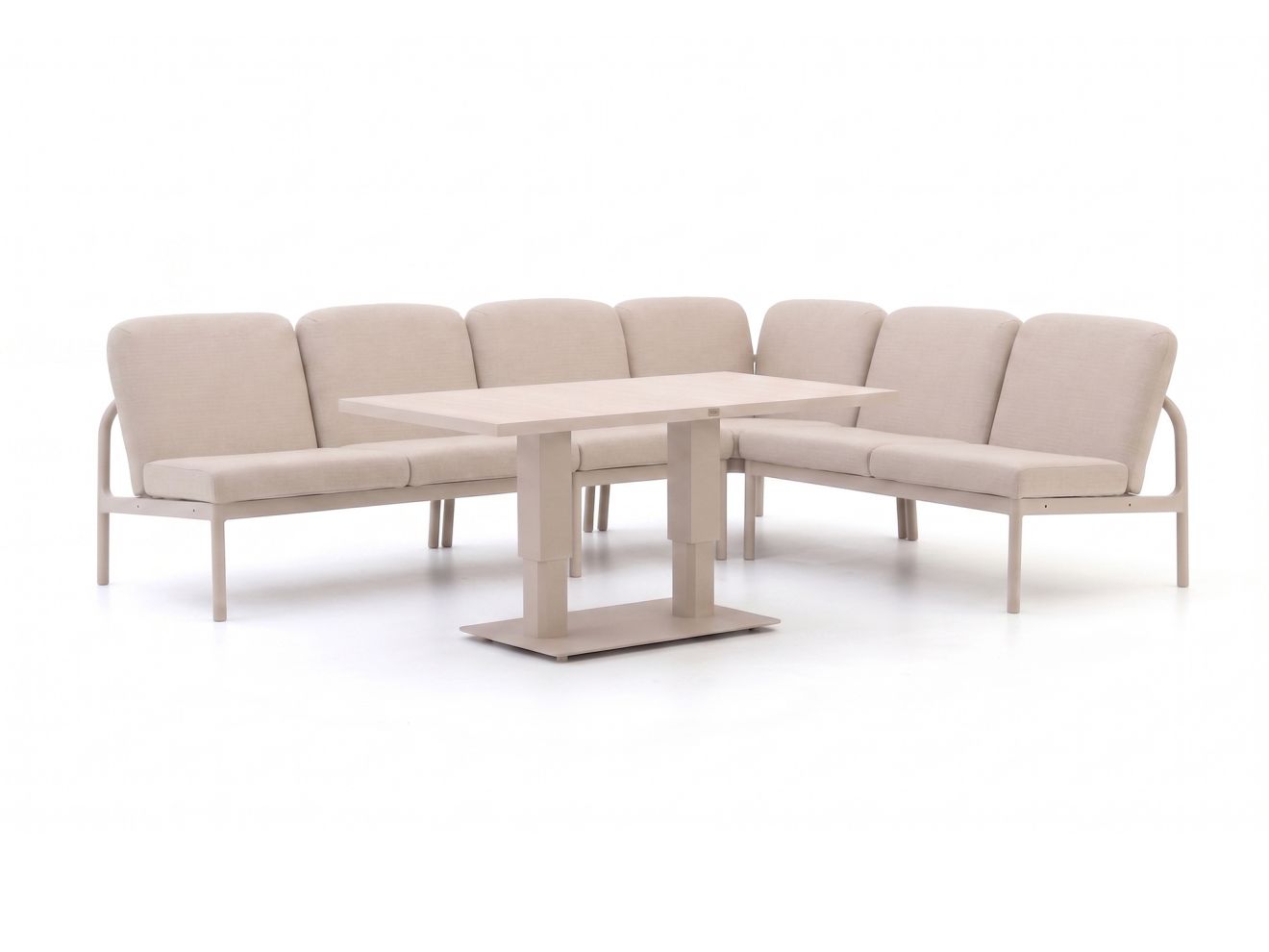 Manifesto San Teodoro/Usini 140 cm Dining Ecklounge-Set 5-teilig verstellbar