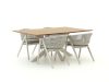 Manifesto Valsecca/Furato 180 cm Gartenmöbel-Set 5-Teilig