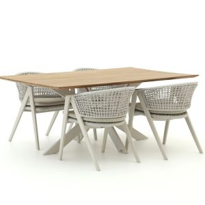 Manifesto Valsecca/Furato 180 cm Gartenmöbel-Set 5-Teilig