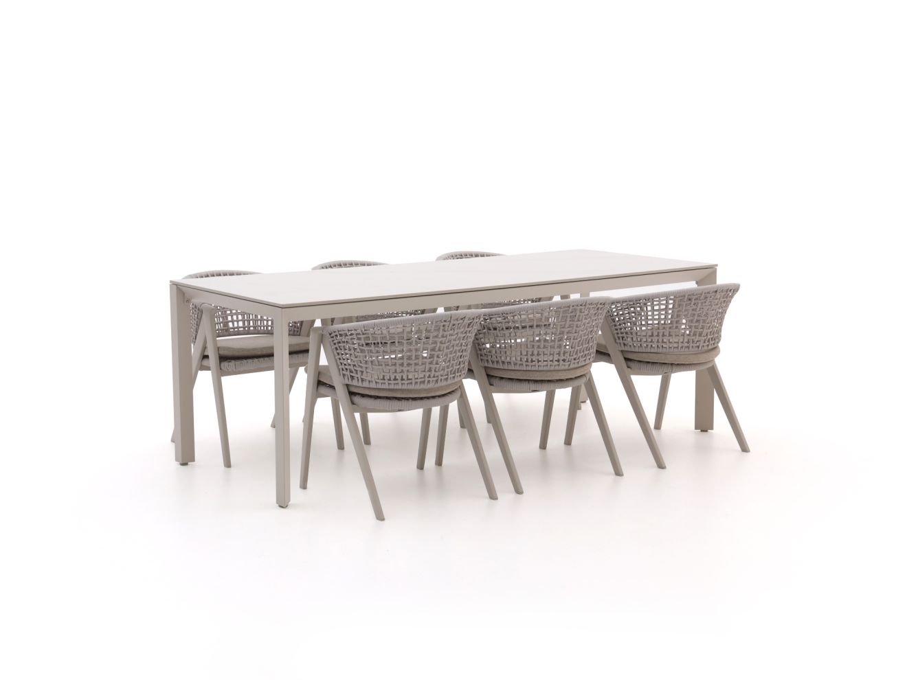 Manifesto Valsecca/Sestino 220 cm Gartenmöbel-Set 7-teilig