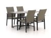 Manifesto Villongo/Canzo 140 cm Gartenmöbel-Set 5-teilig stapelbar klappbar