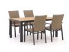 Manifesto Villongo/Fidenza 160 cm Gartenmöbel-Set 5-teilig stapelbar