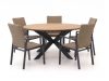 Manifesto Villongo/Fidenza ø 149 cm Gartenmöbel-Set 6-teilig stapelbar