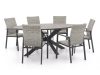 Manifesto Villongo/Fidenza oval 180 cm Gartenmöbel-Set 7-teilig stapelbar