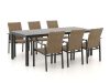 Manifesto Villongo/Menzano 220 cm Gartenmöbel-Set 7-teilig stapelbar