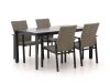 Manifesto Villongo/Sestino 160 cm Gartenmöbel-Set 5-teilig stapelbar