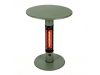 Monti HeatLine Pulse Gartentisch mit Heizstrahler 1500 W ø 60 cm (h: 75 cm)