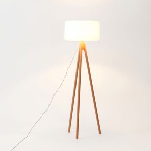 New Garden Chloe LED-Stehlampe für draußen dimmbar mit Kabel ø 43 cm (h: 140 cm)